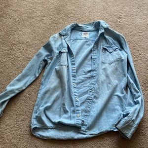 Levi’s Jean button down shirt